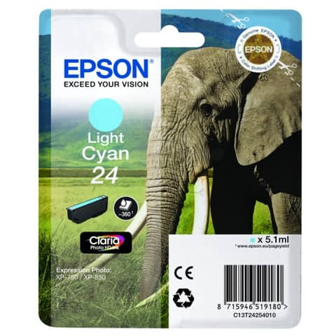 Epson 24 - 5.1 ml - cyan chiaro …