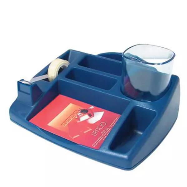 ARDA Oliver - Organizzatore scrivania - blu opaco