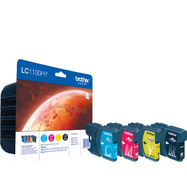 Brother LC1100HY - Confezione da 4 - Alta …