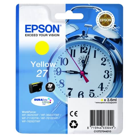 Epson 27 - 3.6 ml - giallo - …