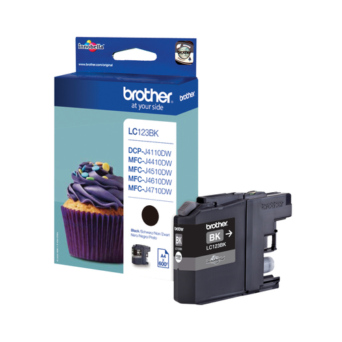 Brother LC123BK - Alta resa - nero - …