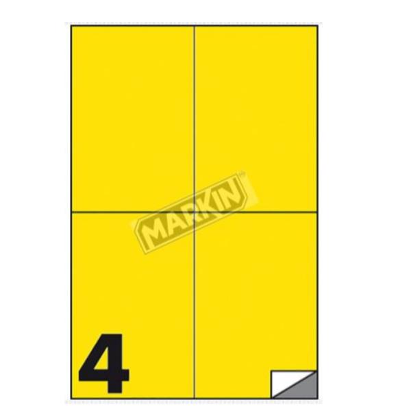 Markin - Autoadesivo permanente - giallo - 105 …