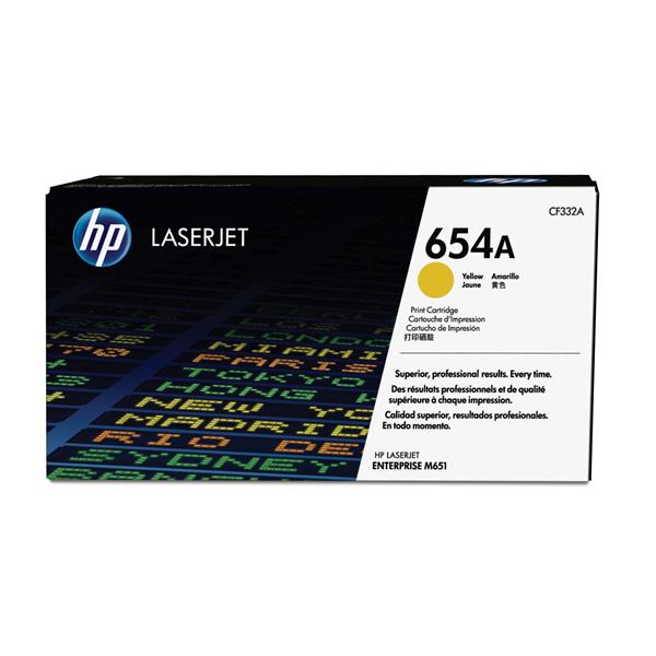 HP 654A - Giallo - originale - LaserJet …