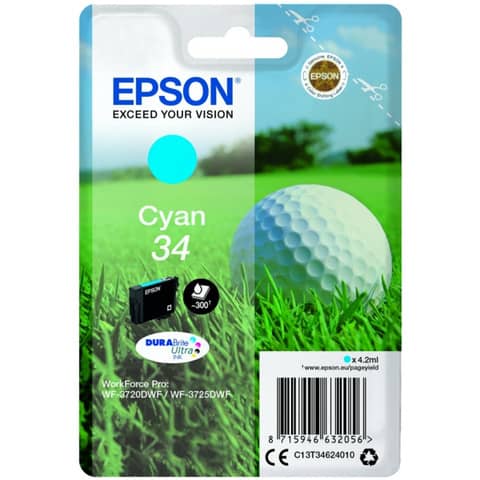 Epson 34 - 4.2 ml - ciano - …