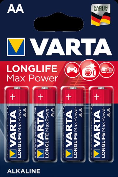 Varta Maxi-Tech - Batteria tipo AA - Alcalina …