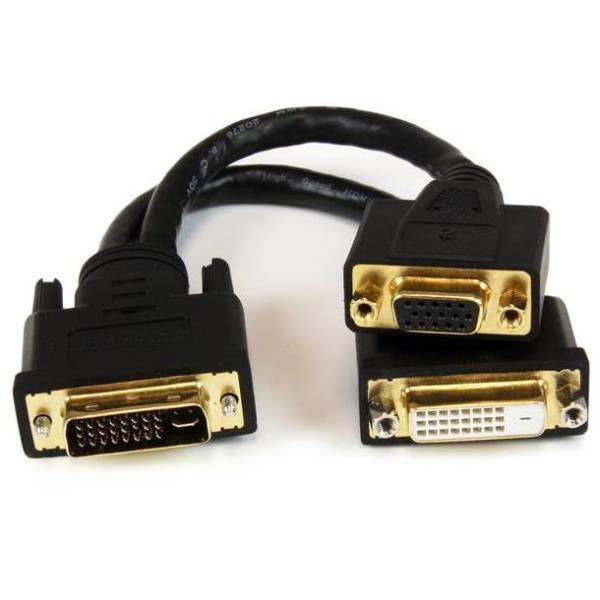 StarTech.com Cavo sdoppiatore DVI-I a DVI-D e HD15 …