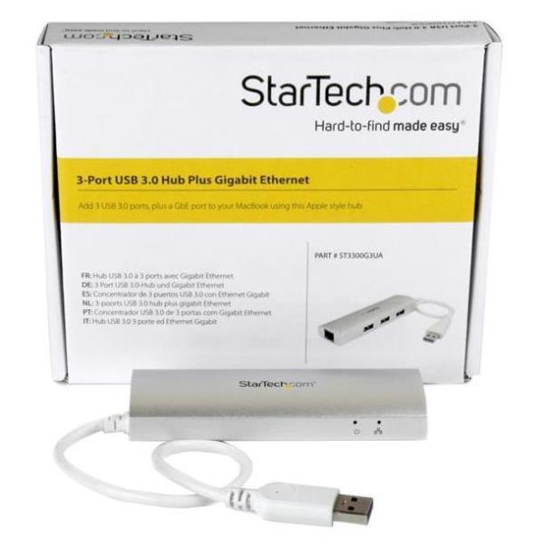 StarTech.com Hub USB 3.0 a 3 porte con …