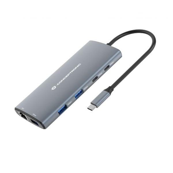 Conceptronic DONN06G - Docking station - USB-C 3.1 …