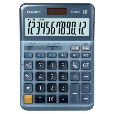 Casio DF-120EM - Calcolatrice da tavolo - 12 …