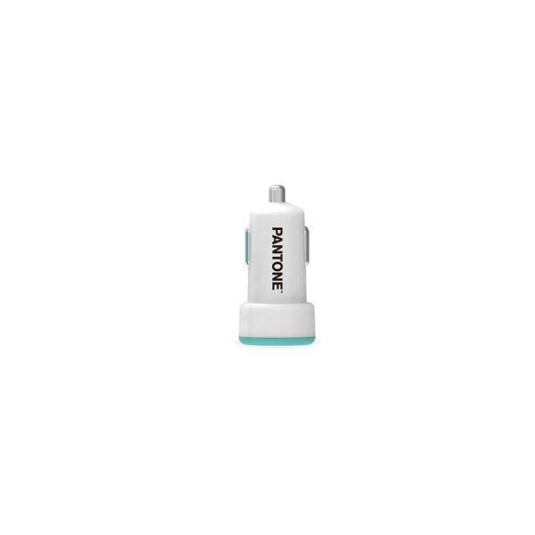 Pantone - Adattatore alimentazione per auto - 2.1 A (USB) - bianco, pantone 3242C