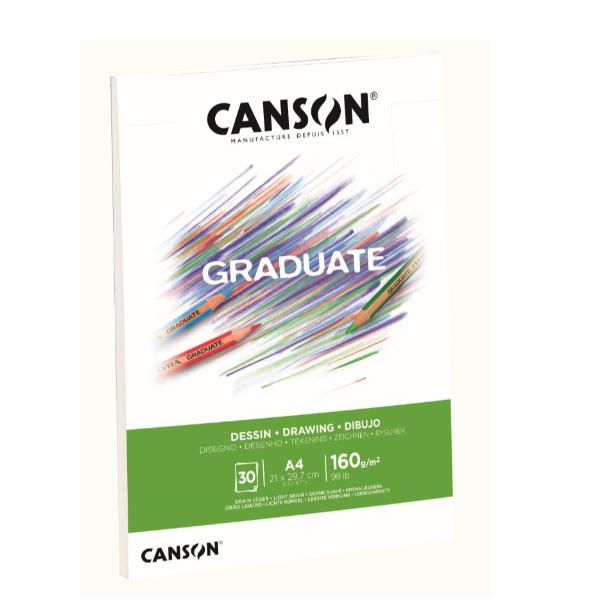 CANSON Graduate Drawing - Blocco - A4 - …