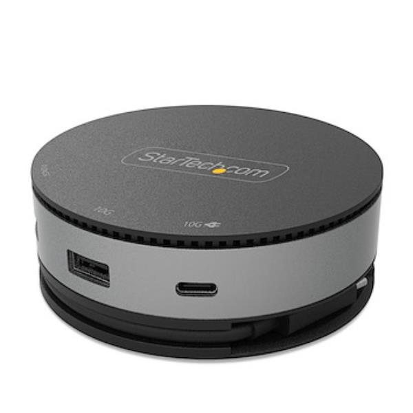 StarTech.com Adattatore multiporta USB-C - Mini Docking station USB Tipo C a HDMI/ DP 4K 60Hz o VGA - 75W PD - 3x USB 3.0 (DKT31CHDVCM) - Docking station - USB-C 3.1 Gen 2 - VGA, HDMI, DP - GigE