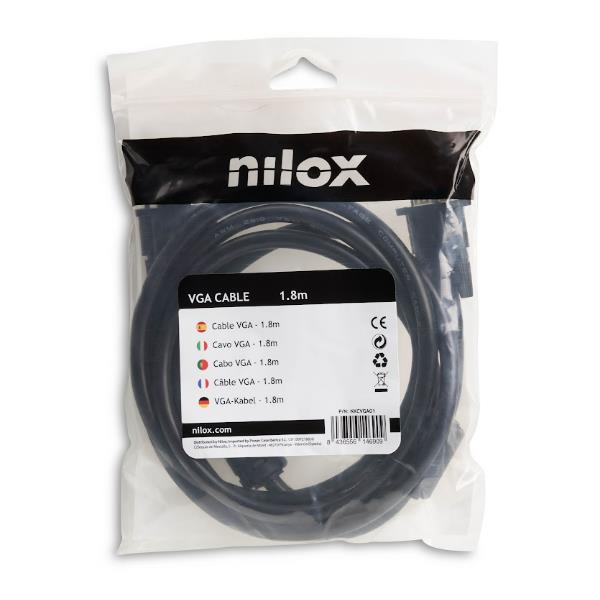 Nilox - Cavo VGA - HD-15 (VGA) (M) …