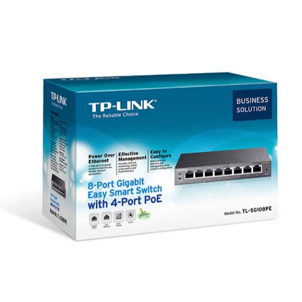 TP-Link Easy Smart TL-SG108PE - Switch - intelligente …