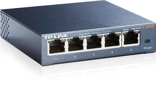 TP-Link TL-SG105 5-Port Metal Gigabit Switch - Switch …