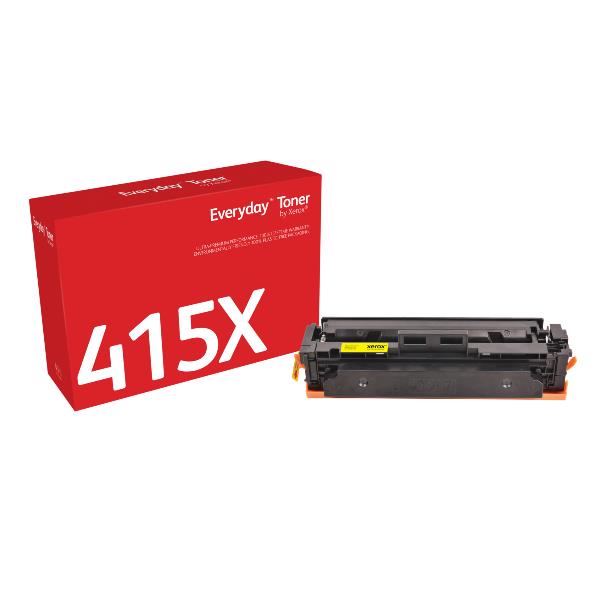 Everyday - Alta resa - giallo - compatibile - cartuccia toner (alternativa per: HP W2032X, HP 415X) - per HP Color LaserJet Pro M454, MFP M479