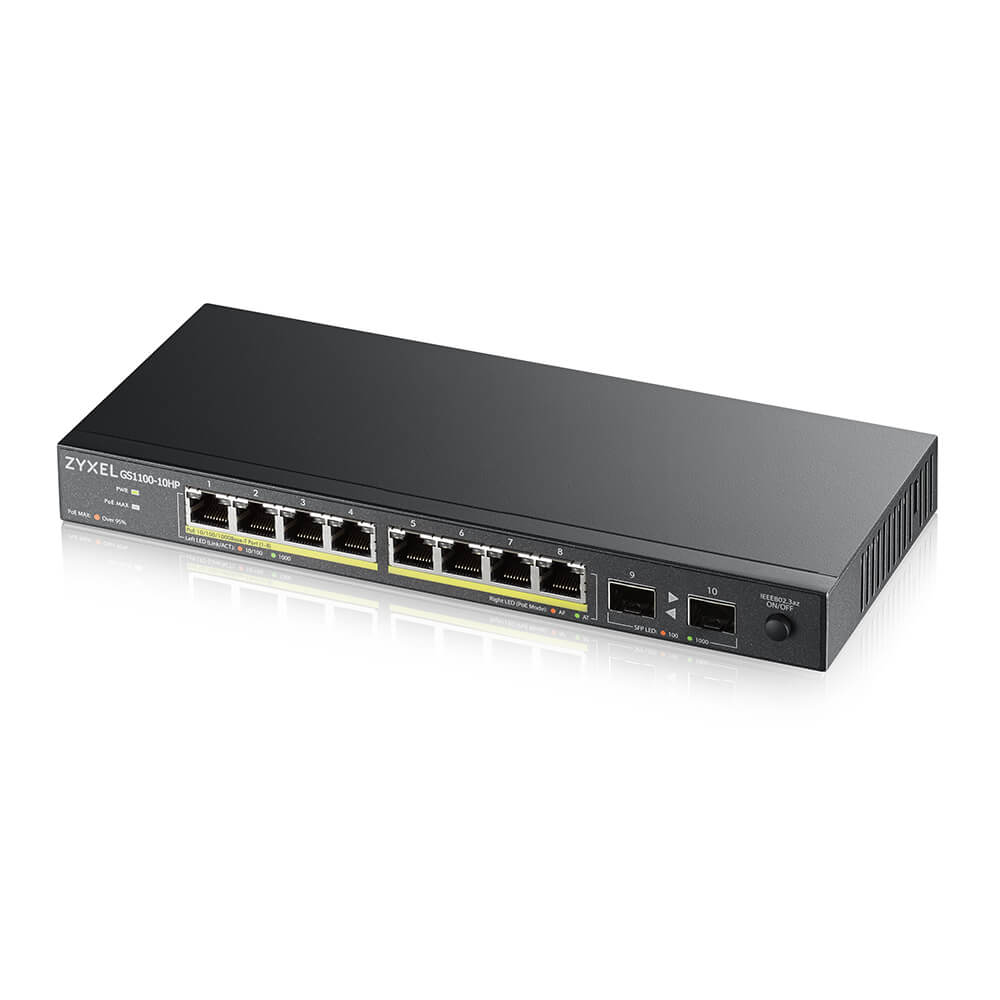 Zyxel GS1100-10HP - Switch - unmanaged - 8 …