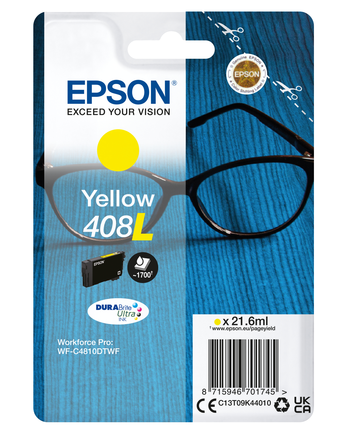 Epson 408L - 21.6 ml - giallo - …