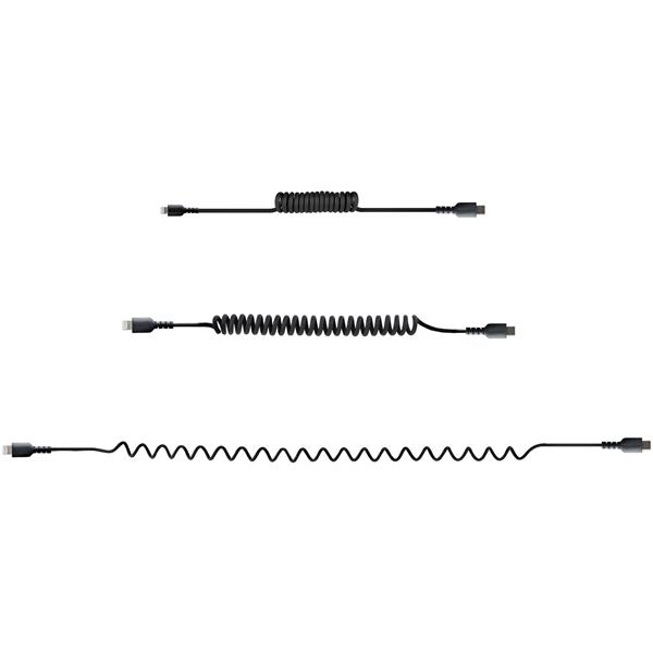 StarTech.com Cavo Lightning a USB-C Spiralato 50cm Certificato …