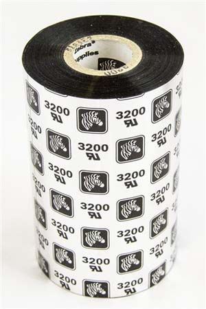 Zebra 3200 Wax/Resin - Confezione da 6 - nero - 110 mm x 450 m - ricarica nastro inchiostrato per stampante (trasferimento termico) - per Zebra R-140, R4Mplus, S4M; PAX 110, 170, R110; Xi Series 110, 140, 170, 220, R110