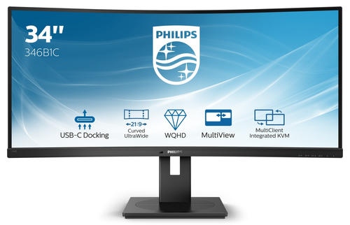 Philips B Line 346B1C - Monitor a LED …