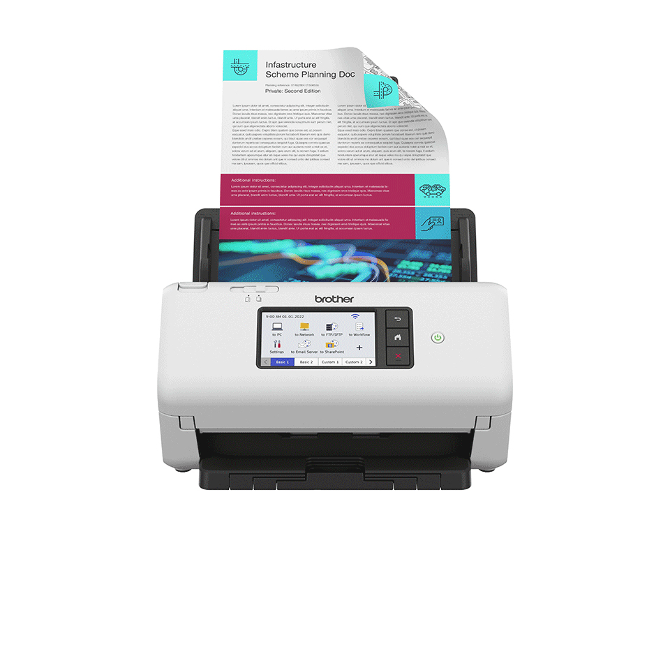 Brother ADS-4700W - Scanner documenti - CIS duale …
