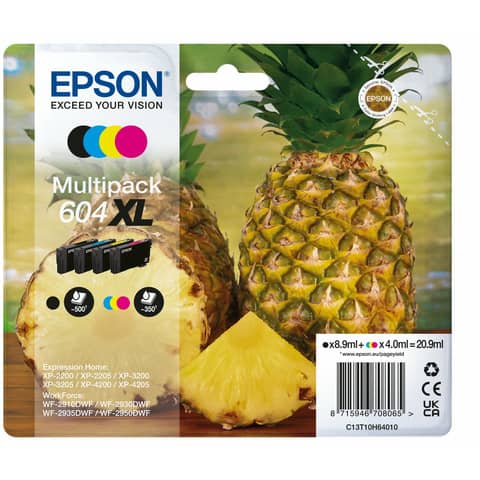 Epson 604XL Multipack - Confezione da 4 - …