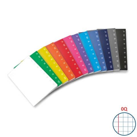 Maxiquaderno Monocromo - A4 - 5 mm c/margine …