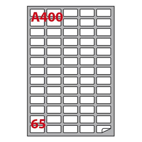 Etichette adesive A/400 - in carta - permanenti …