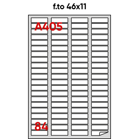 Etichette adesive A/405 - in carta - permanenti …