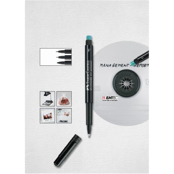 Pennarello Multimark universale permanente con gomma - punta …