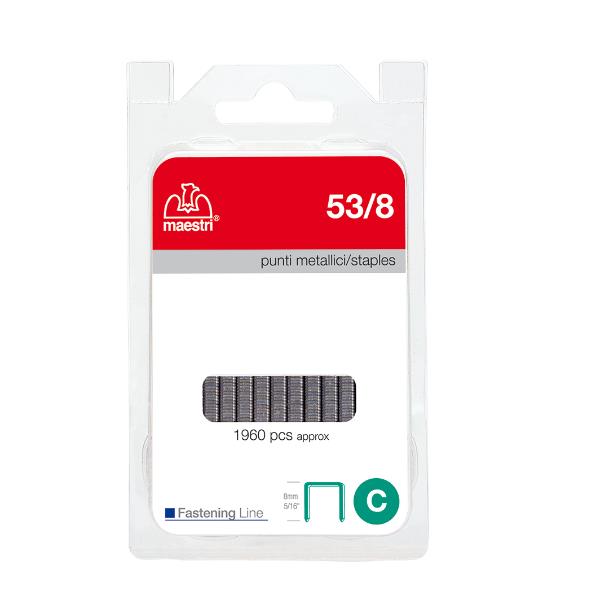 Punti zincati - 53/8 - 8 mm - …