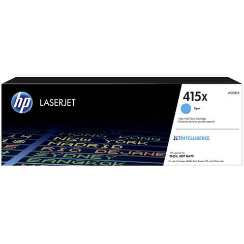 Hp - Toner originale - 415X - Ciano …