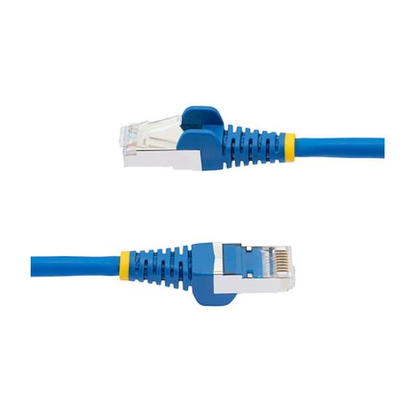 StarTech.com 3m CAT6a Ethernet Cable - Blue - Low Smoke Zero Halogen (LSZH) - 10GbE 500MHz 100W PoE++ Snagless RJ-45 w/Strain Reliefs S/FTP Network Patch Cord - Cavo patch - RJ-45 (M) a RJ-45 (M) - 3 m - S/FTP - CAT 6a - IEEE 802.3bt - senza alogeni, stampato, antiaggrovigliamento, bloccato - blu