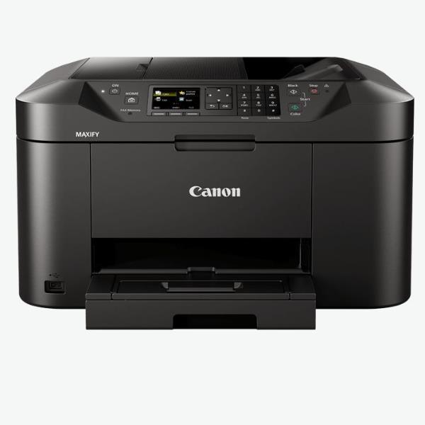 Canon MAXIFY MB2150 - Stampante multifunzione - colore - ink-jet - A4 (210 x 297 mm), Legal (216 x 356 mm) (originale) - A4/Legal (supporti) - fino a 18 ppm (copia) - fino a 19 ipm (stampa) - 250 fogli - 33.6 Kbps - USB 2.0, Wi-Fi(n), host USB