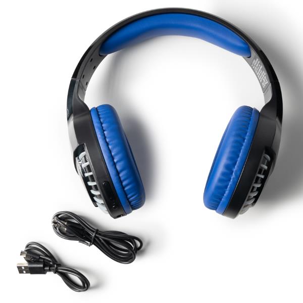 Sparco Speed - Cuffie con microfono - dimensione completa - Bluetooth - senza fili - nero