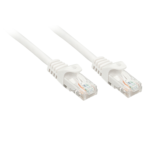 Lindy Basic - Cavo patch - RJ-45 (M) a RJ-45 (M) - 10 m - UTP - CAT 6 - stampato, antiaggrovigliamento - bianco
