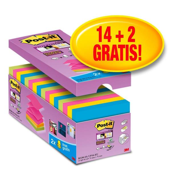 FOGLIETTI POST-IT SUPER STICKY COLORATI Z-NOTES - VALUE …