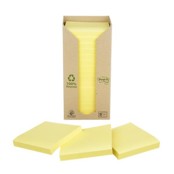 Post-it note in carta riciclata giallo 654-1T - …