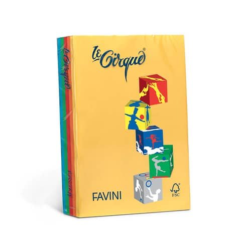 RISMA LE CIRQUE 80G MIX FORTI A4
