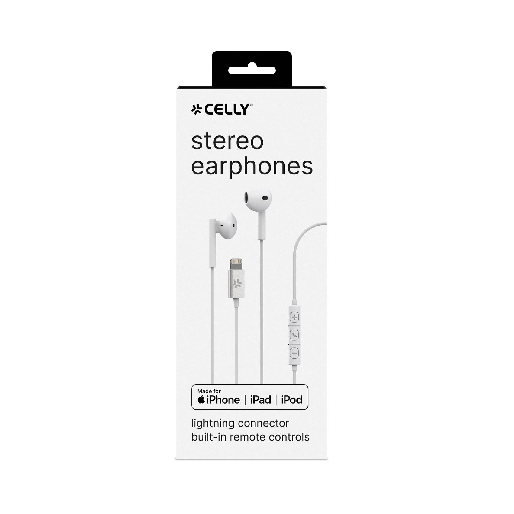 STEREO EARPHONES LIGHTNING WHITE