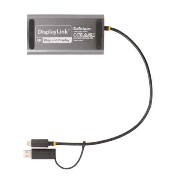 StarTech.com USB-C to Dual-HDMI Adapter, USB-C or A …
