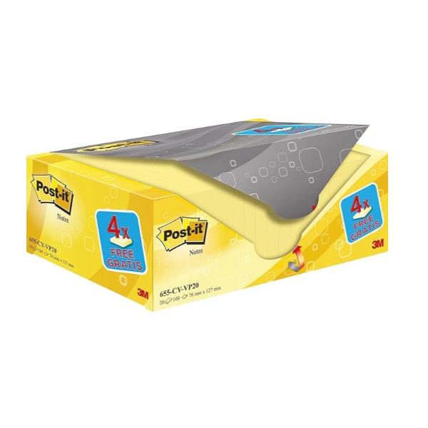 VALUE PACK FOGLIETTI POST-IT GIALLO CANARY 654 16 …