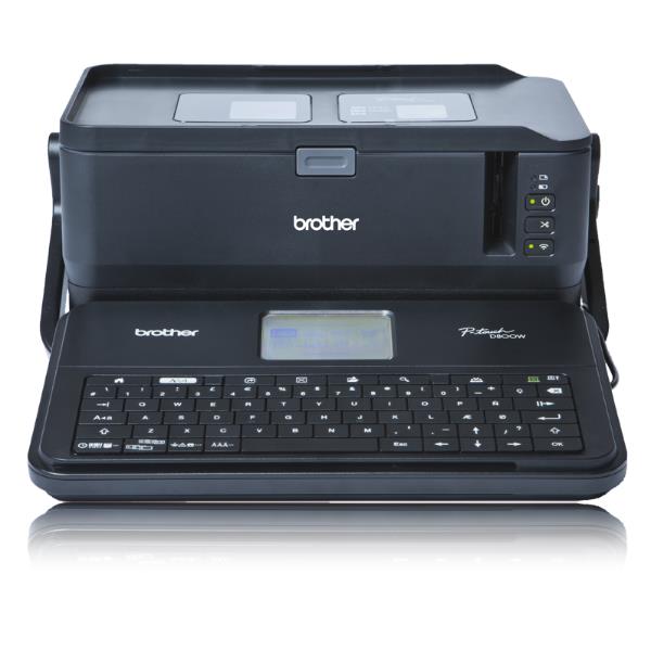 Brother P-Touch PT-D800W - Stampante per etichette - trasferimento termico - Rotolo (3,6 cm) - 720 x 360 dpi - fino a 60 mm/sec - USB 2.0, Wi-Fi(n)