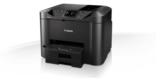 Canon MAXIFY MB5450 - Stampante multifunzione - colore - ink-jet - A4 (210 x 297 mm), Legal (216 x 356 mm) (originale) - A4/Legal (supporti) - fino a 22 ppm (copia) - fino a 24 ipm (stampa) - 500 fogli - 33.6 Kbps - USB 2.0, LAN, Wi-Fi(n), host USB