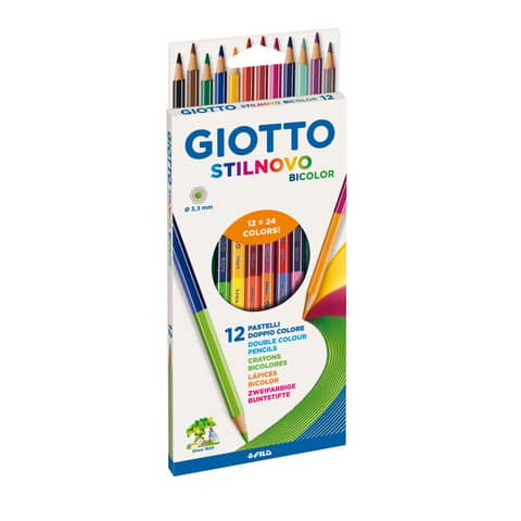 CF12PASTELLI GIOTTO STILNOVO BICOLOR