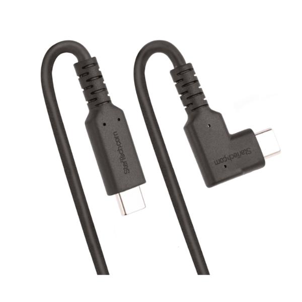 StarTech.com 3ft (1m) Rugged Right Angle USB-C Cable, …