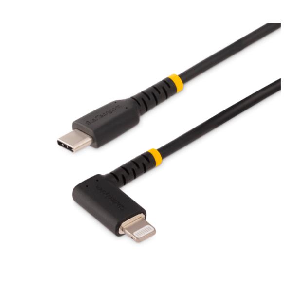 StarTech.com 6ft (2m) Durable USB-C to Lightning Cable …