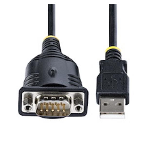 StarTech.com 3ft (1m) USB to Serial Cable, DB9 …
