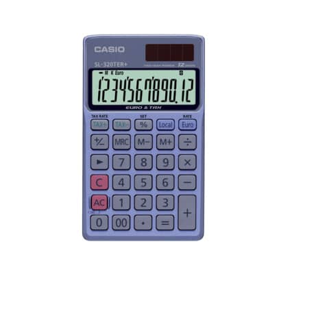 Casio SL-320TER+ - Calcolatrice tascabile - 12 cifre …